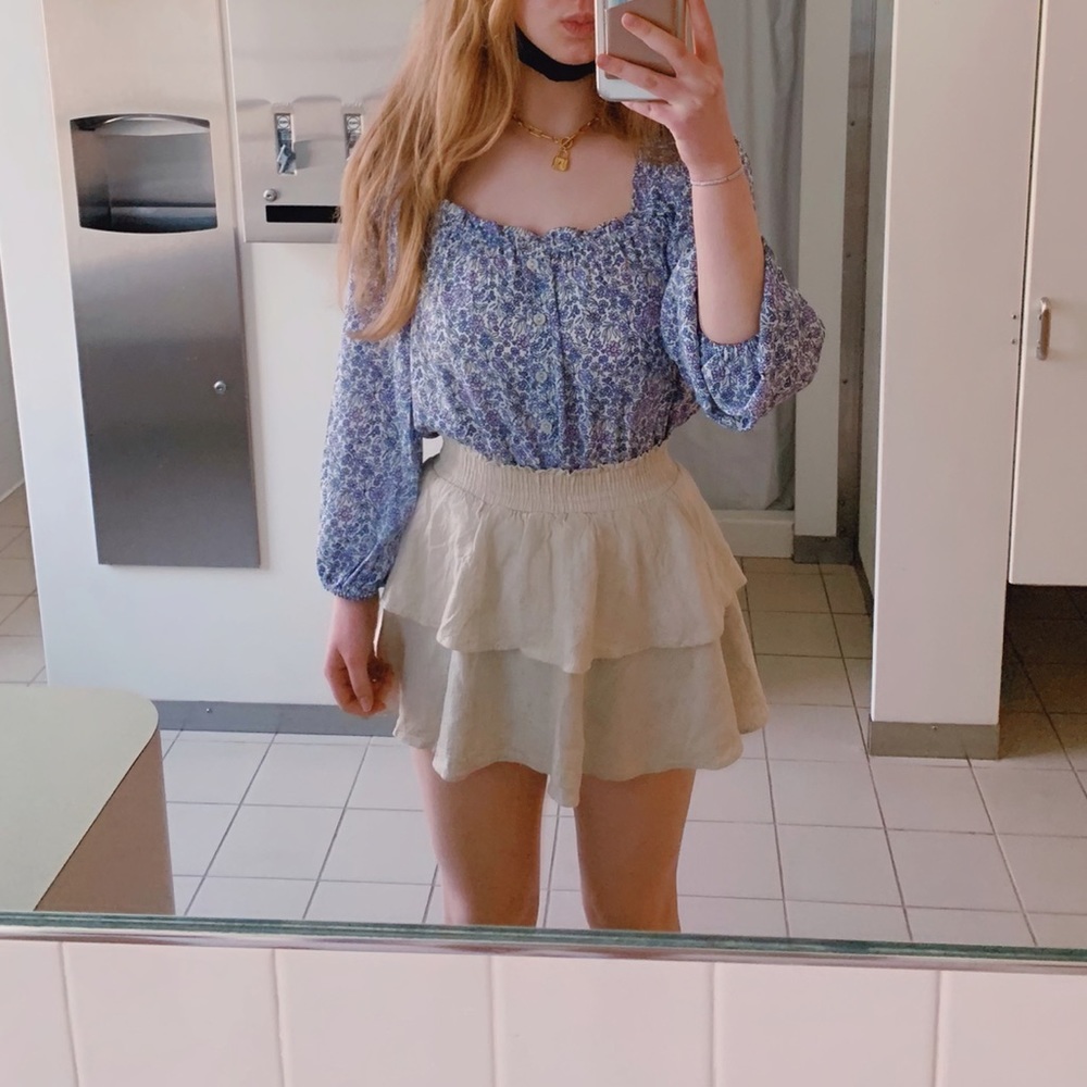 Beige princess polly ruffle skirt - Picture 2 of 2